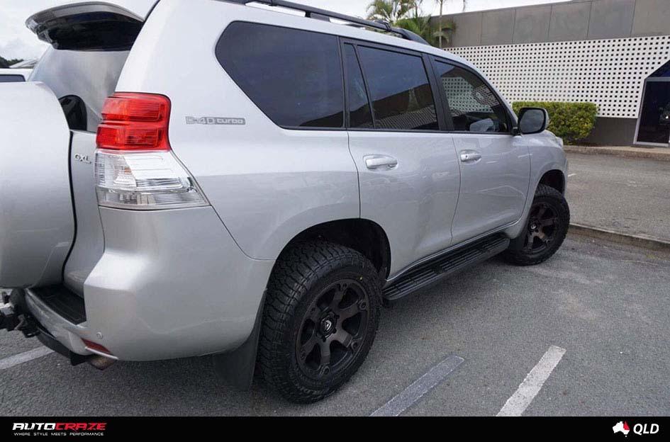 TOYOTA LANDCRUSIER BEAST BLACK   MACHINED WITH DARK TINT